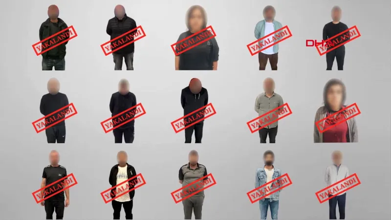 13'ü kırmızı bültenle aranan 15 suçlu Türkiye'ye getirildi