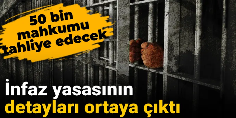 50 bin mahkumu tahliye edecek: İnfaz yasasının detayları ortaya çıktı