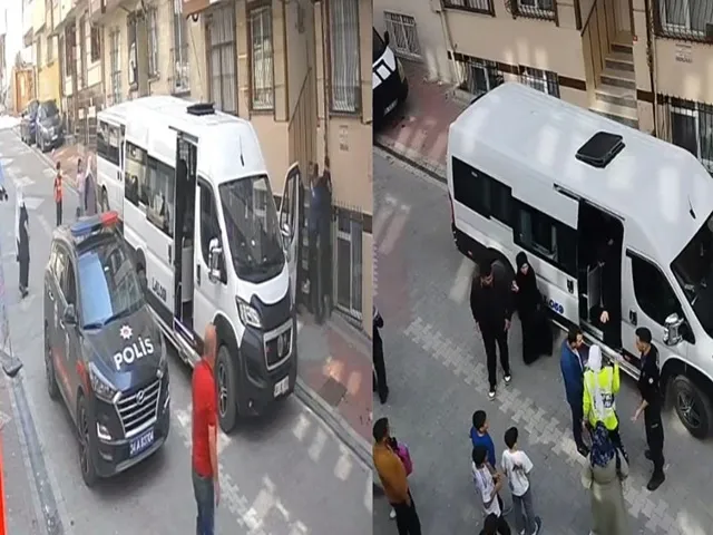 Esenyurt’ta Öğrenci servisinin şoförü polisle tartıştı, olan öğrencilere oldu