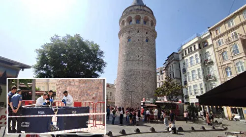 Galata Kulesi'nde korkunç olay: Genç adam hayatını kaybetti