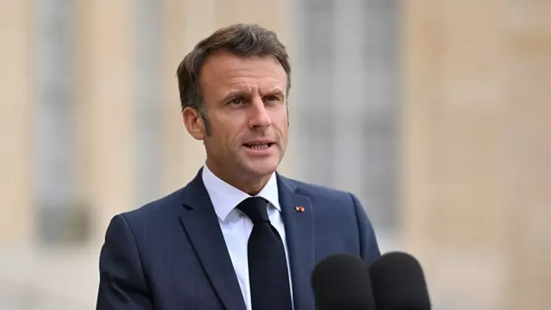 Macron: Gazze'deki insani acı seviyesi katlanılamaz boyutta
