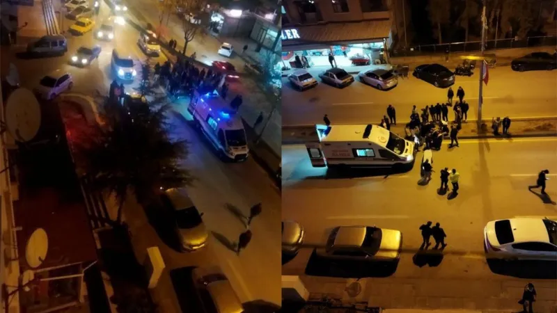 Ankara'da Motosiklet Faciası! Yaya ve Sürücü Yaralı!