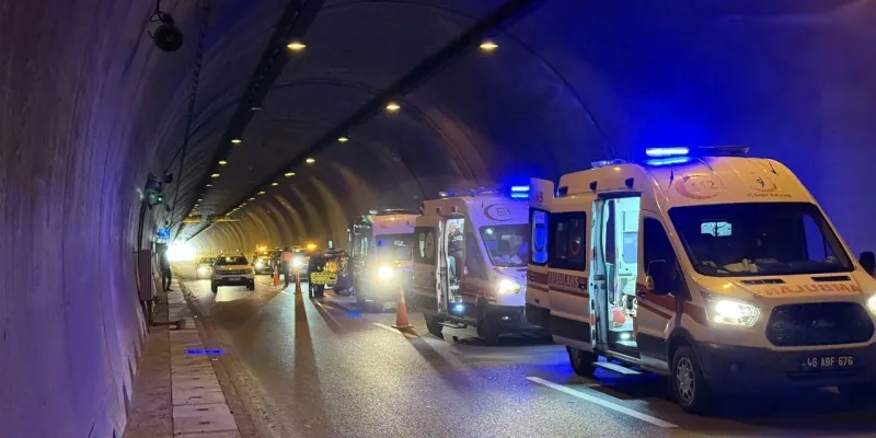 Kahramanmaraş Tünelinde Korkunç Kaza! İşte Yaralıların Durumu