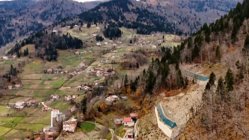 Trabzon'da Kaya Düşmesine Gabion Duvarlı Kalkan! İşte Detaylar