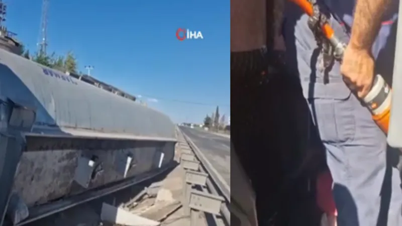 Mardin'de Tanker Faciası! Nusaybin'de Korkunç Kaza!