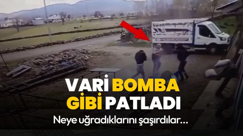 Bingöl'de Varil Bomba Gibi Patladı! İşte O Anlar!